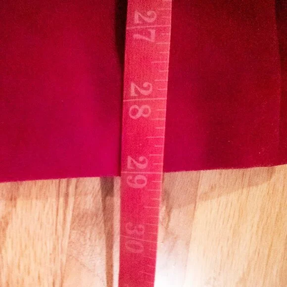 Vintage Escada Black Label Red Velvet Blazer - Picture 8 of 13